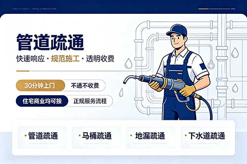 鹤岗管道疏通